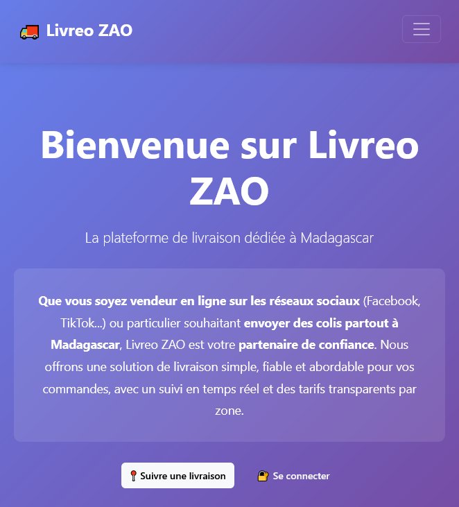 Livreo-Zao – Gestion centralisée des livraisons multi-vendeurs